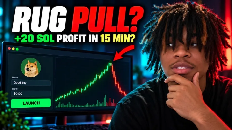 Launch Meme Coins And Rug Pull On Solana; +21.76 Sol